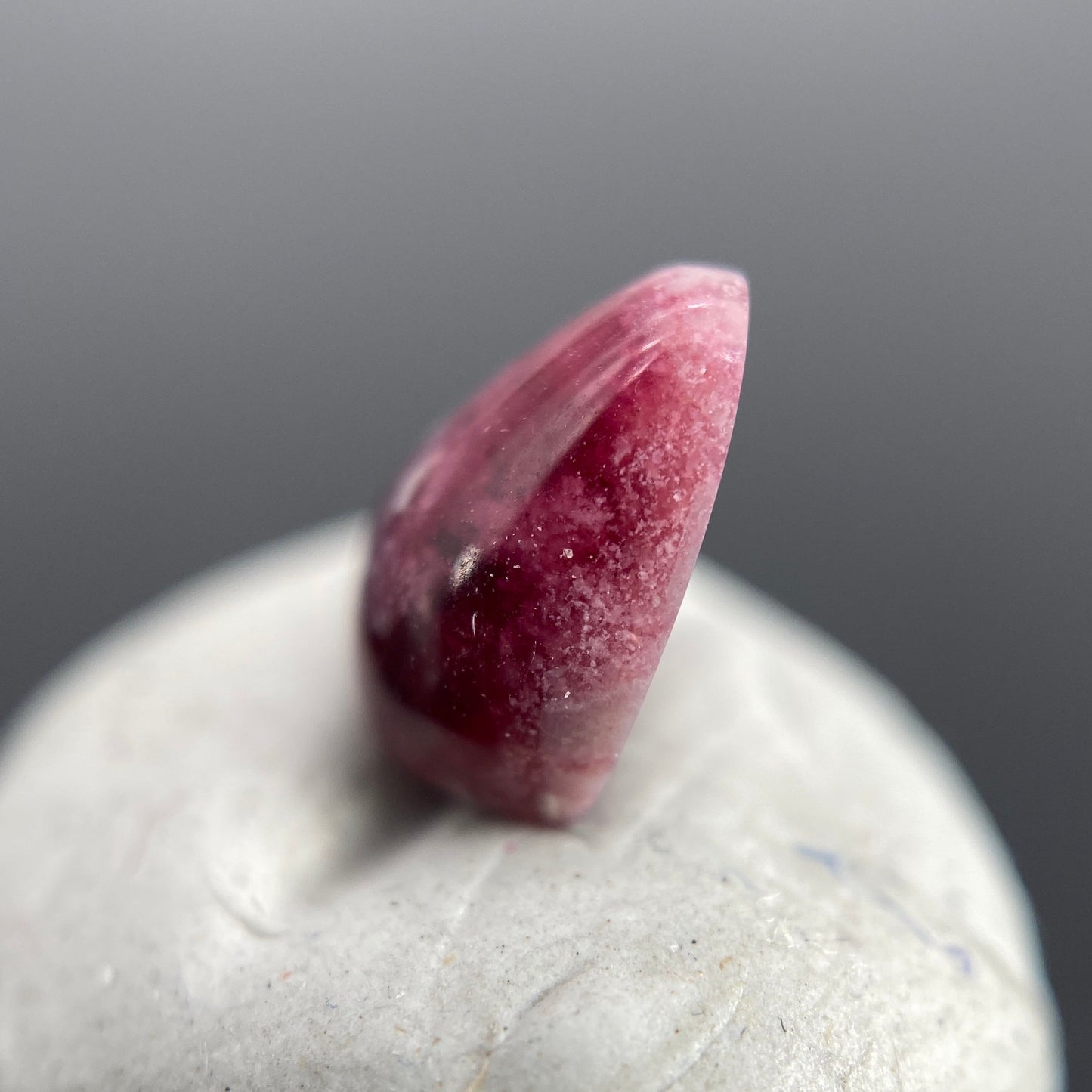 1.18 ct. Ultra-Rare Red Beryl on Rhyolite Matrix Cabochon