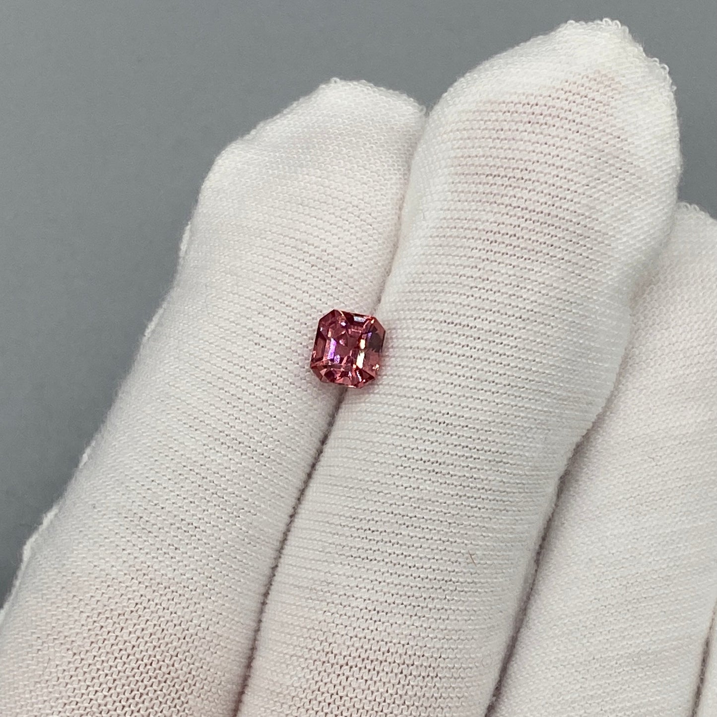 Burmese Spinel Gemstone | 1.05ct Asscher | Medium-Deep Rose