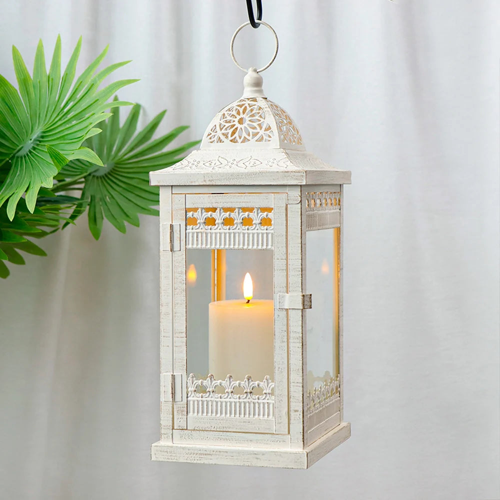 9.5"&14.5"&20" High Decorative Candle Lanterns ( Set of 3)