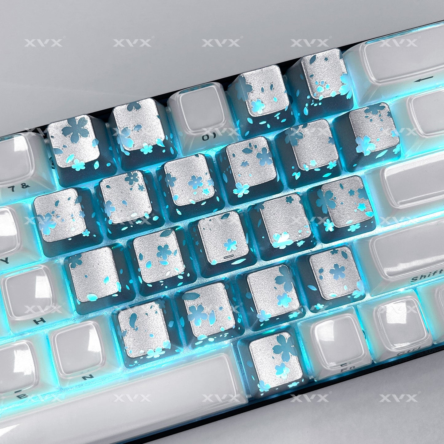 XVX FlutterBloom OEM Profile IMD-Tech 21-Key Keycap Set