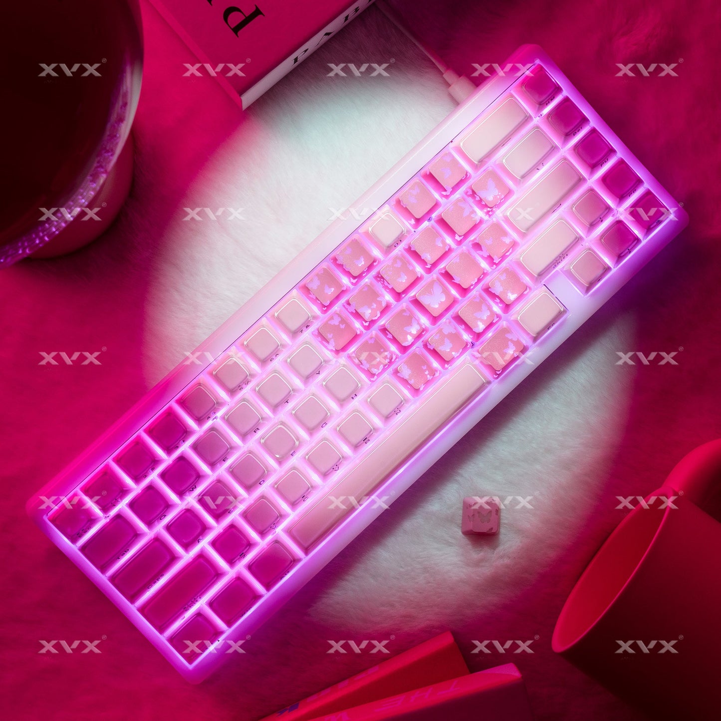 XVX FlutterBloom OEM Profile IMD-Tech 21-Key Keycap Set