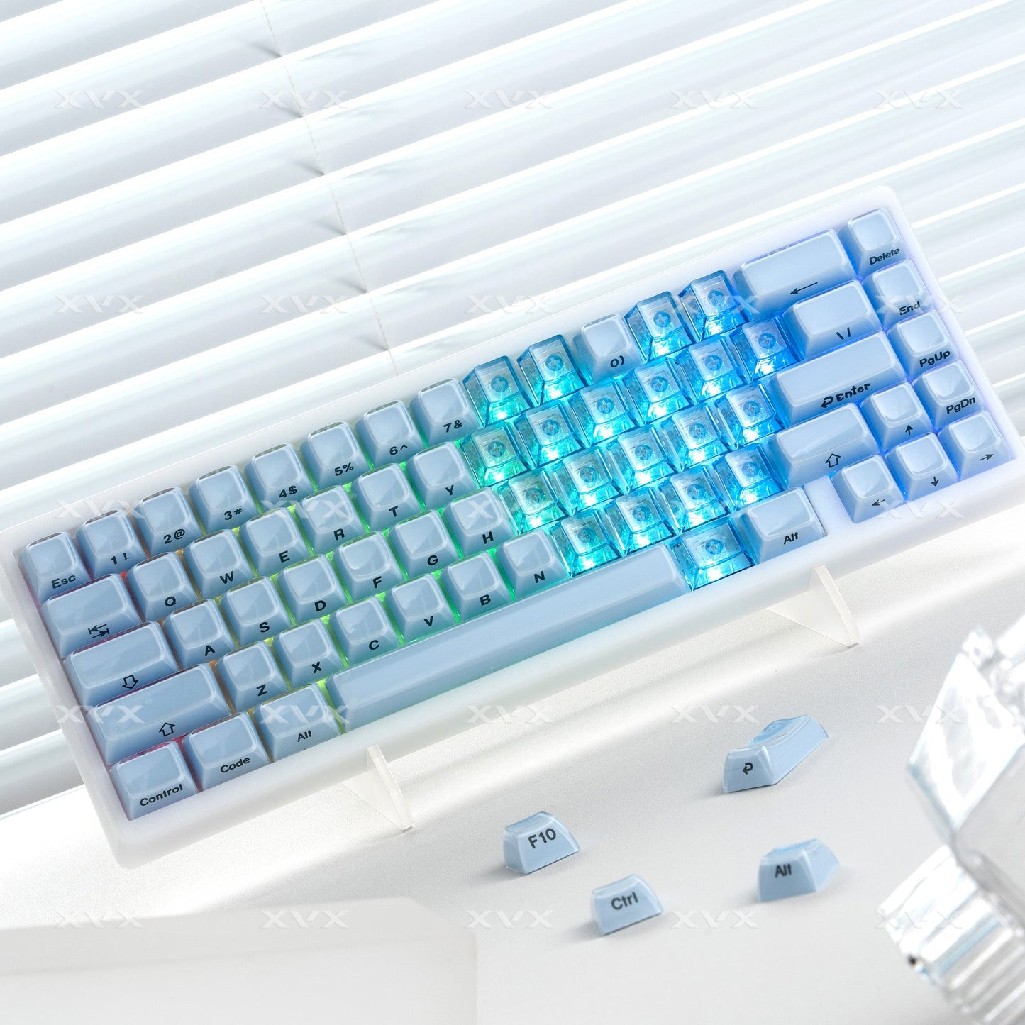 XVX Fizz 21-Key Heart Layout Cherry Profile Keycap Set