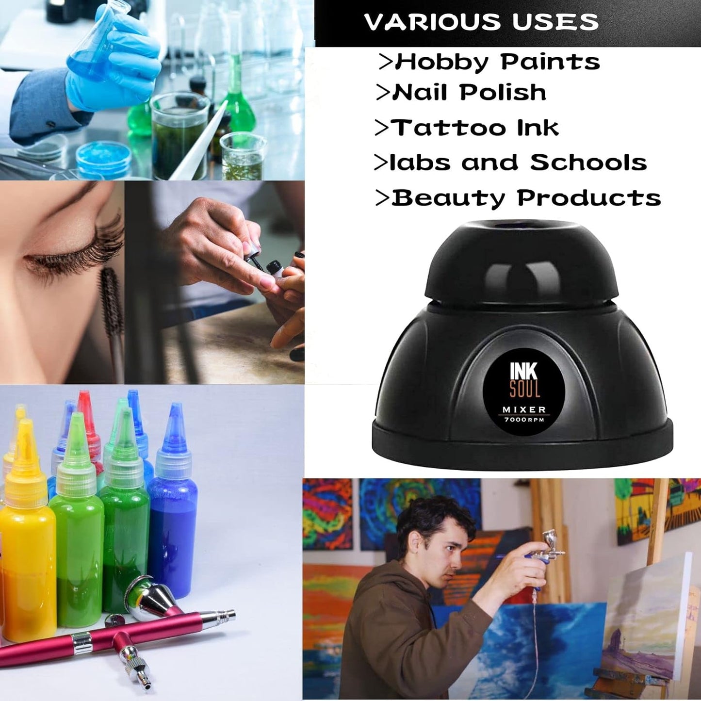 INKSOUL Vortex Mixer for Tattoo Ink-INKMIXER