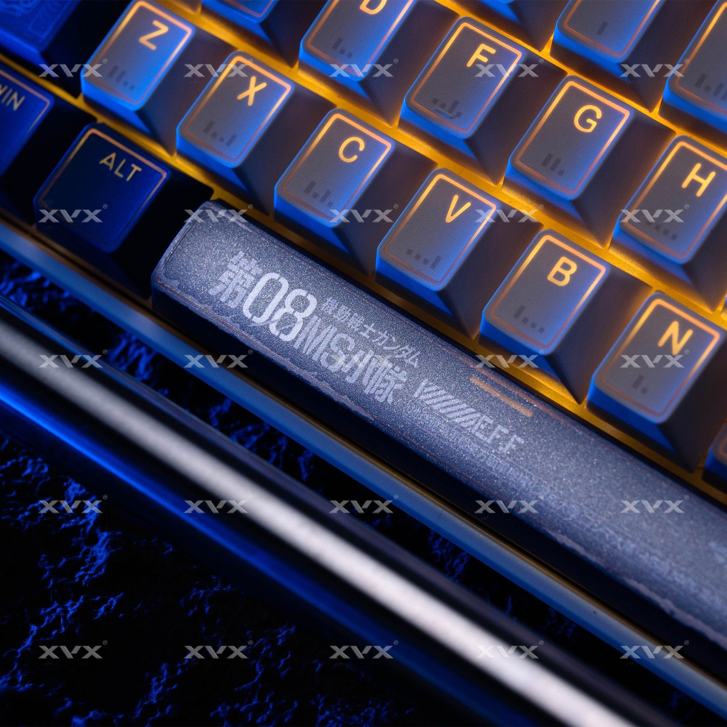 XVX PRISM Shine-Through Double-Shot Cherry Profile PBT Keycap Set 142-key
