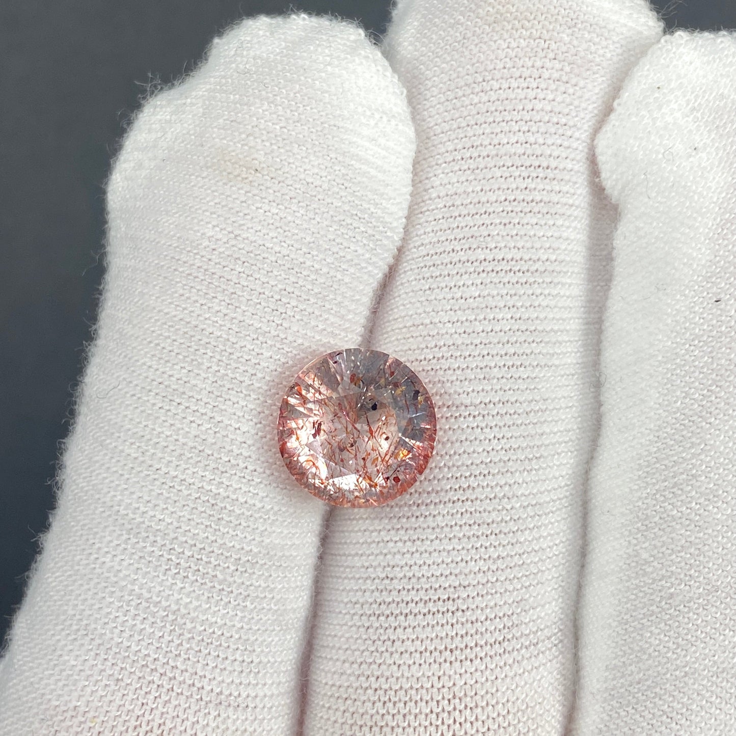 2.94 ct. Super 7 Quartz Round Cut Gemstone