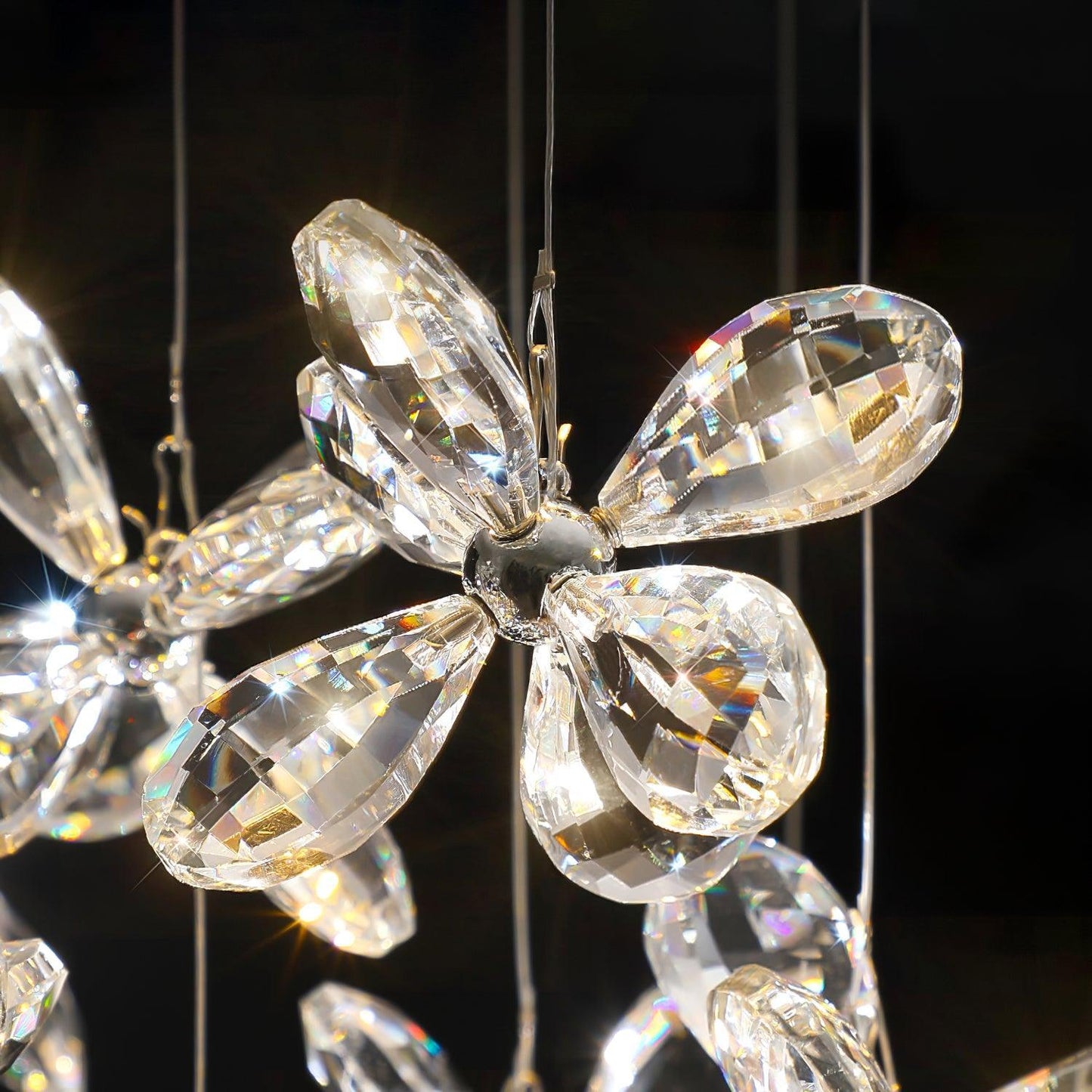 DIY Floating Butterfly Chandelier
