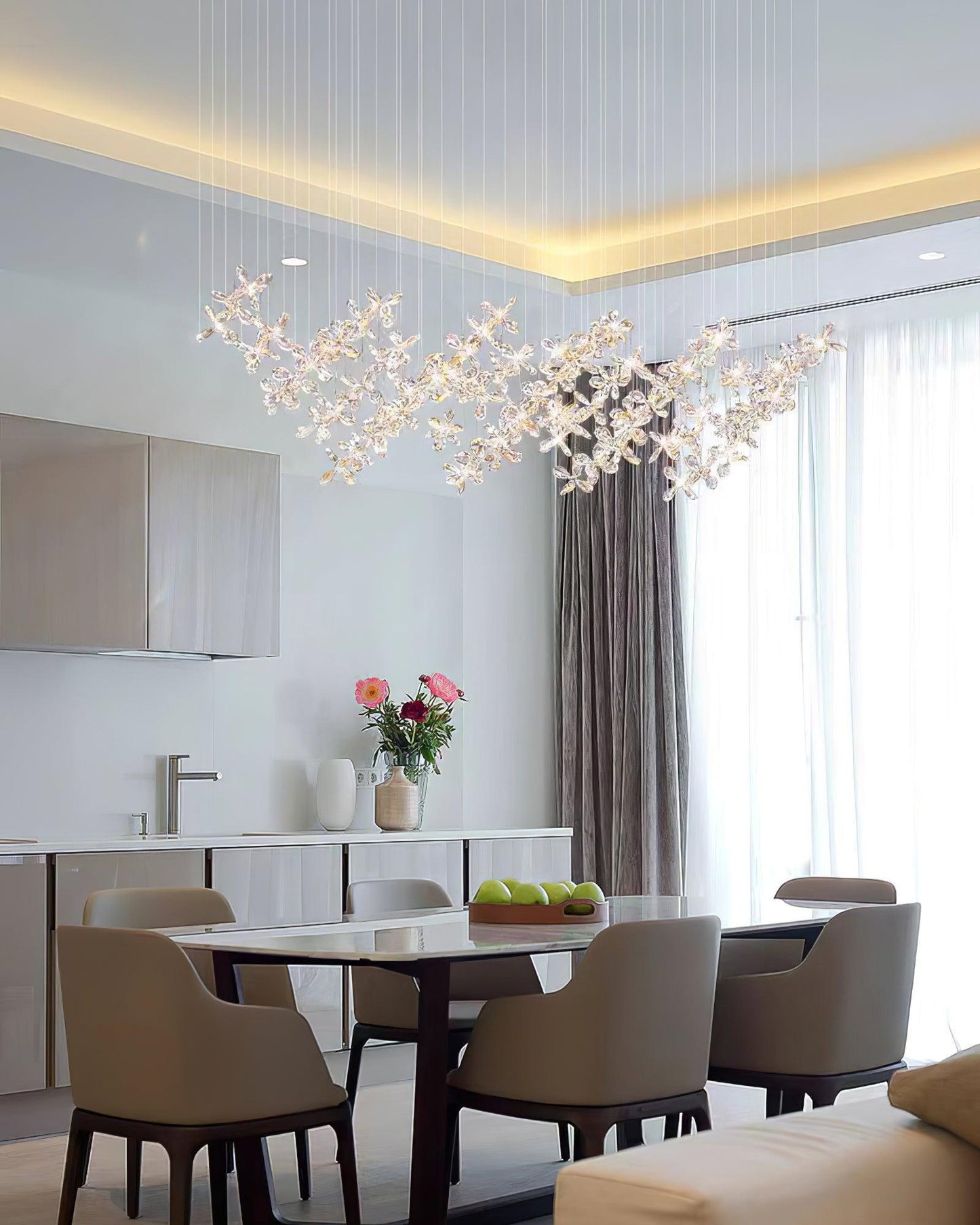 DIY Floating Butterfly Chandelier