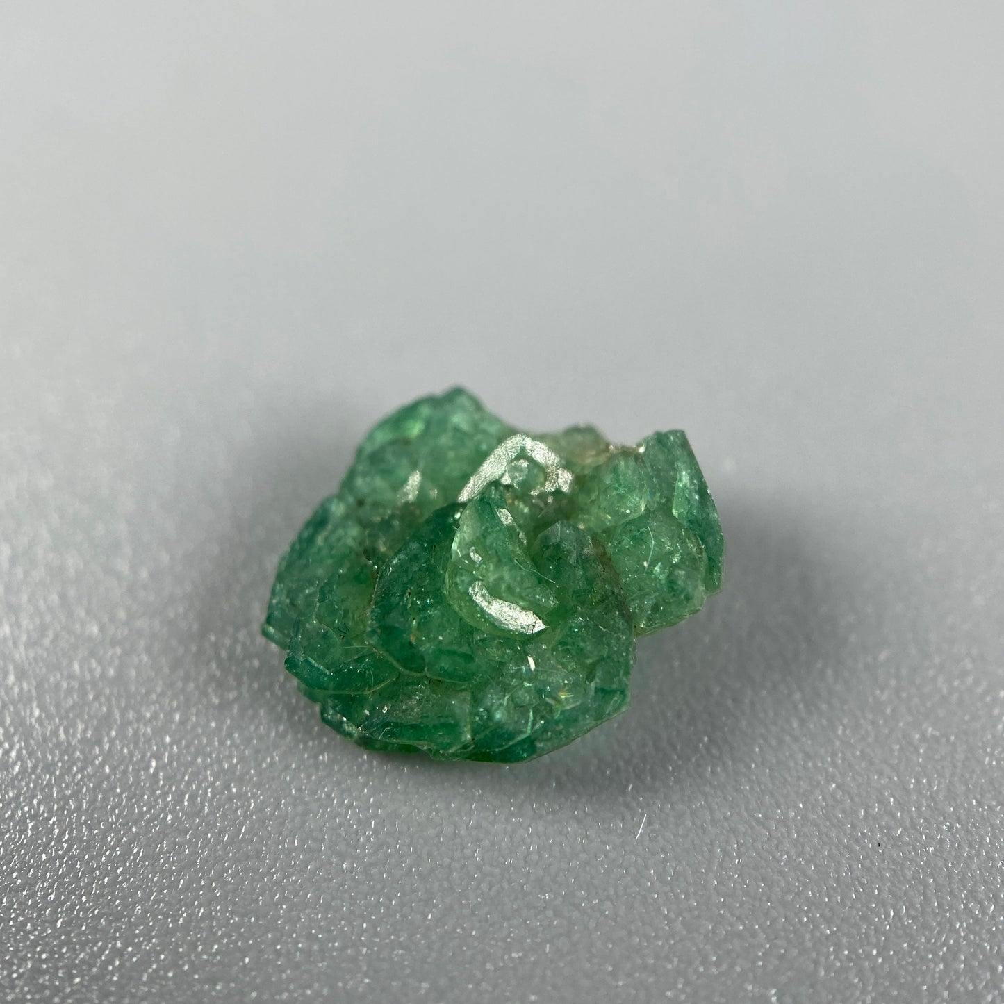 0.55 g. Rare Green Dravite Crystal Pair