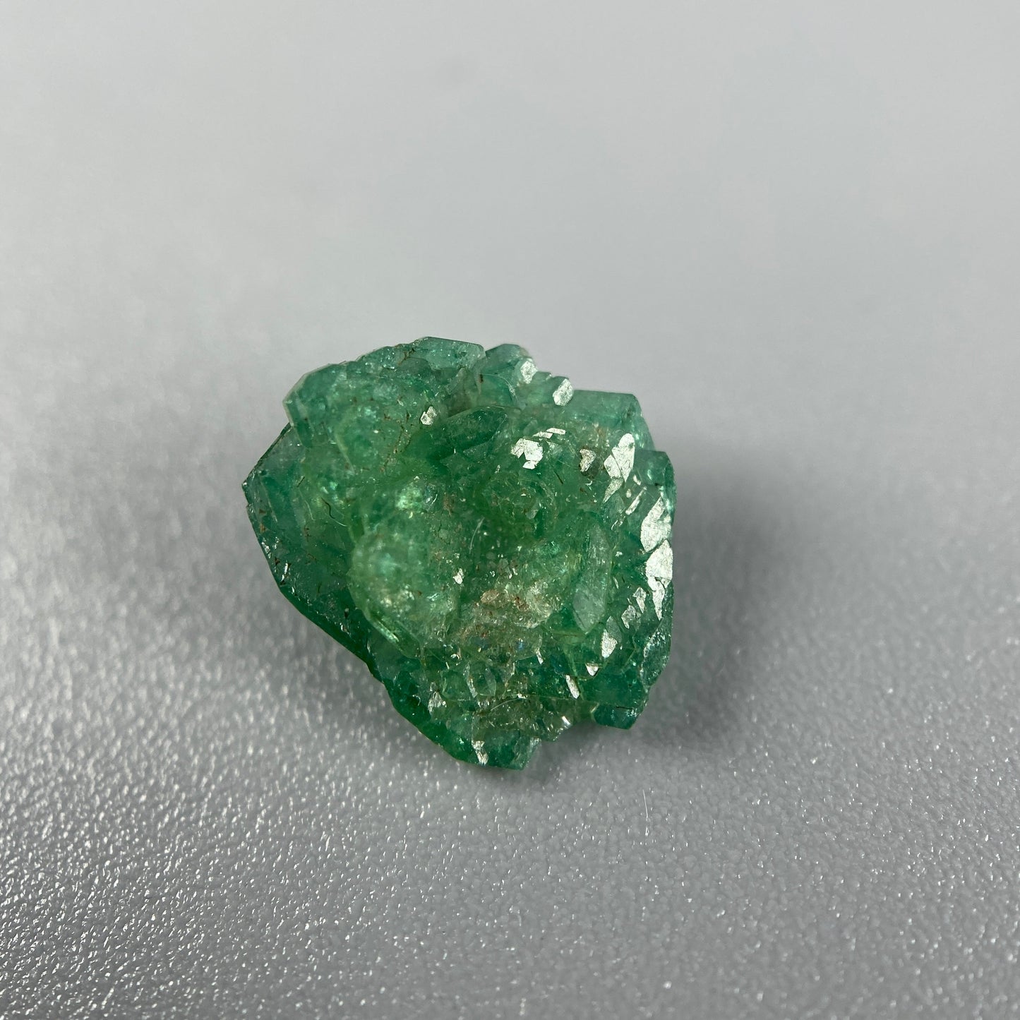 0.55 g. Rare Green Dravite Crystal Pair