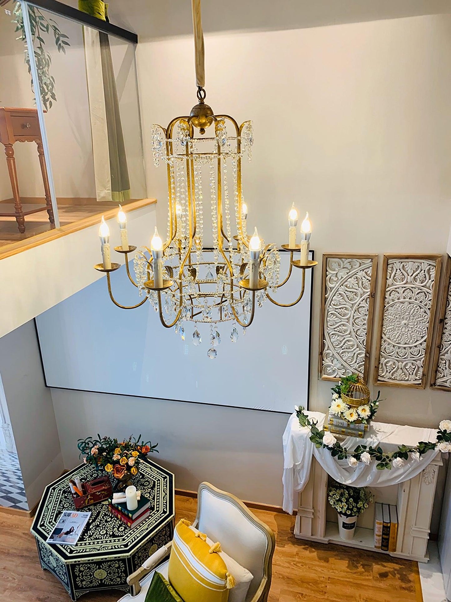 Early American Chandelier 25.2"