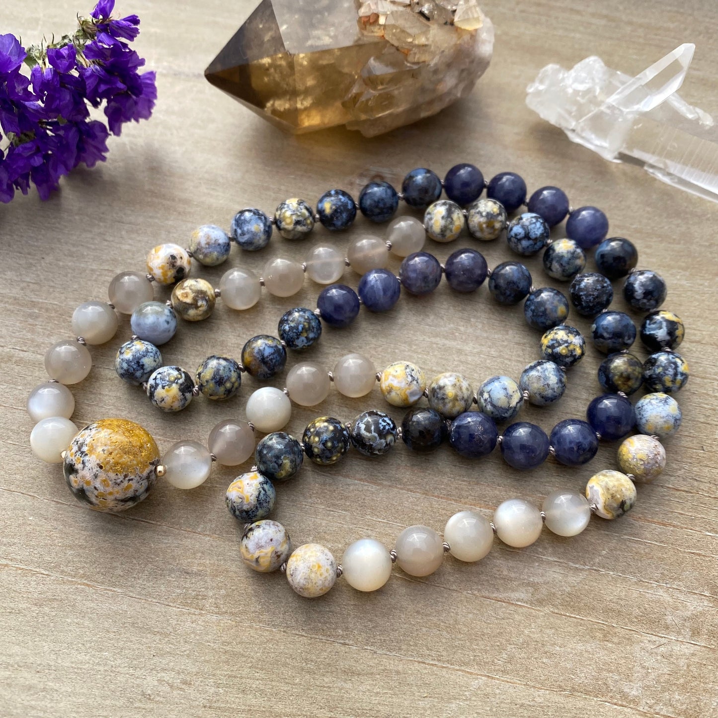 Floating in a Halcyon Cosmos Necklace