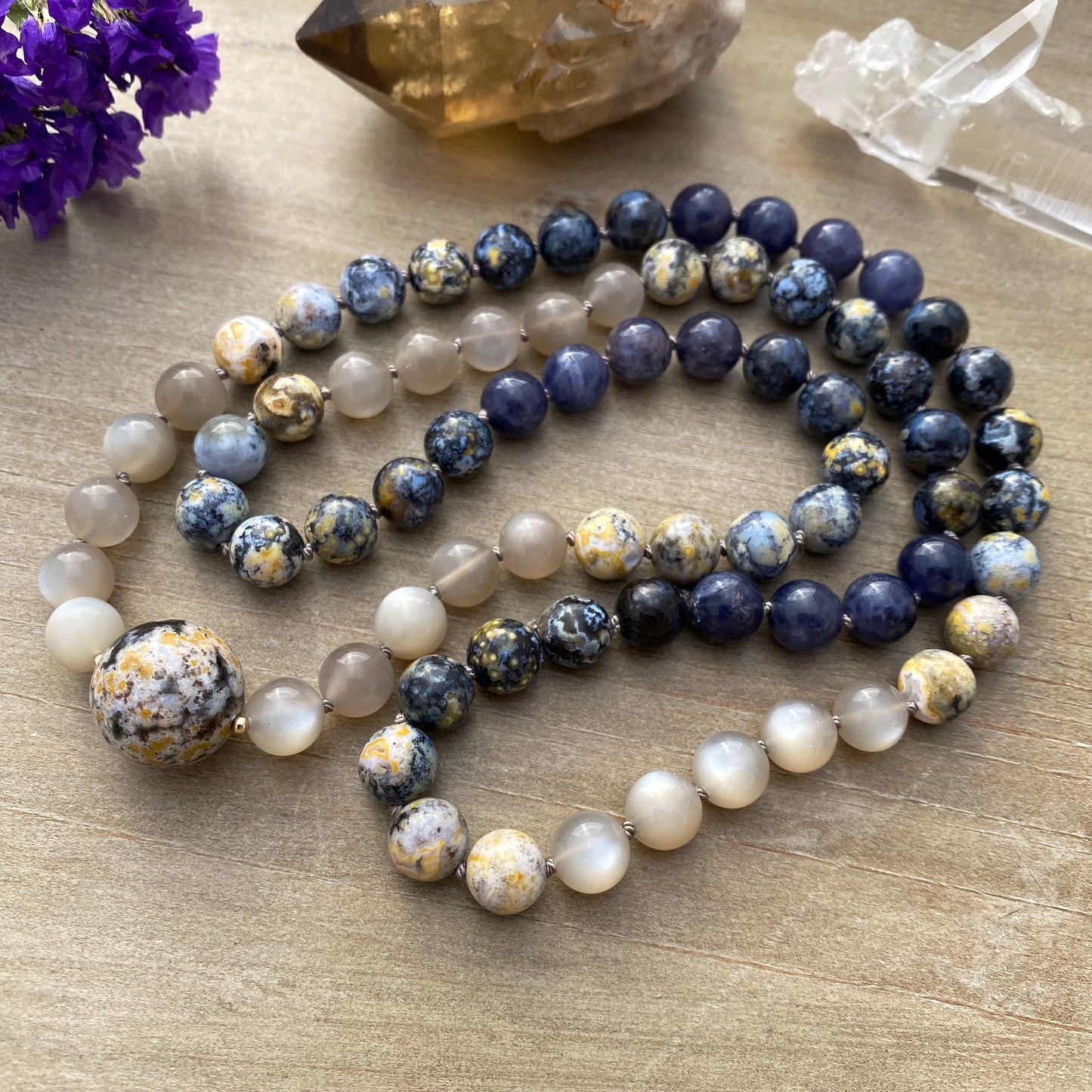 Floating in a Halcyon Cosmos Necklace