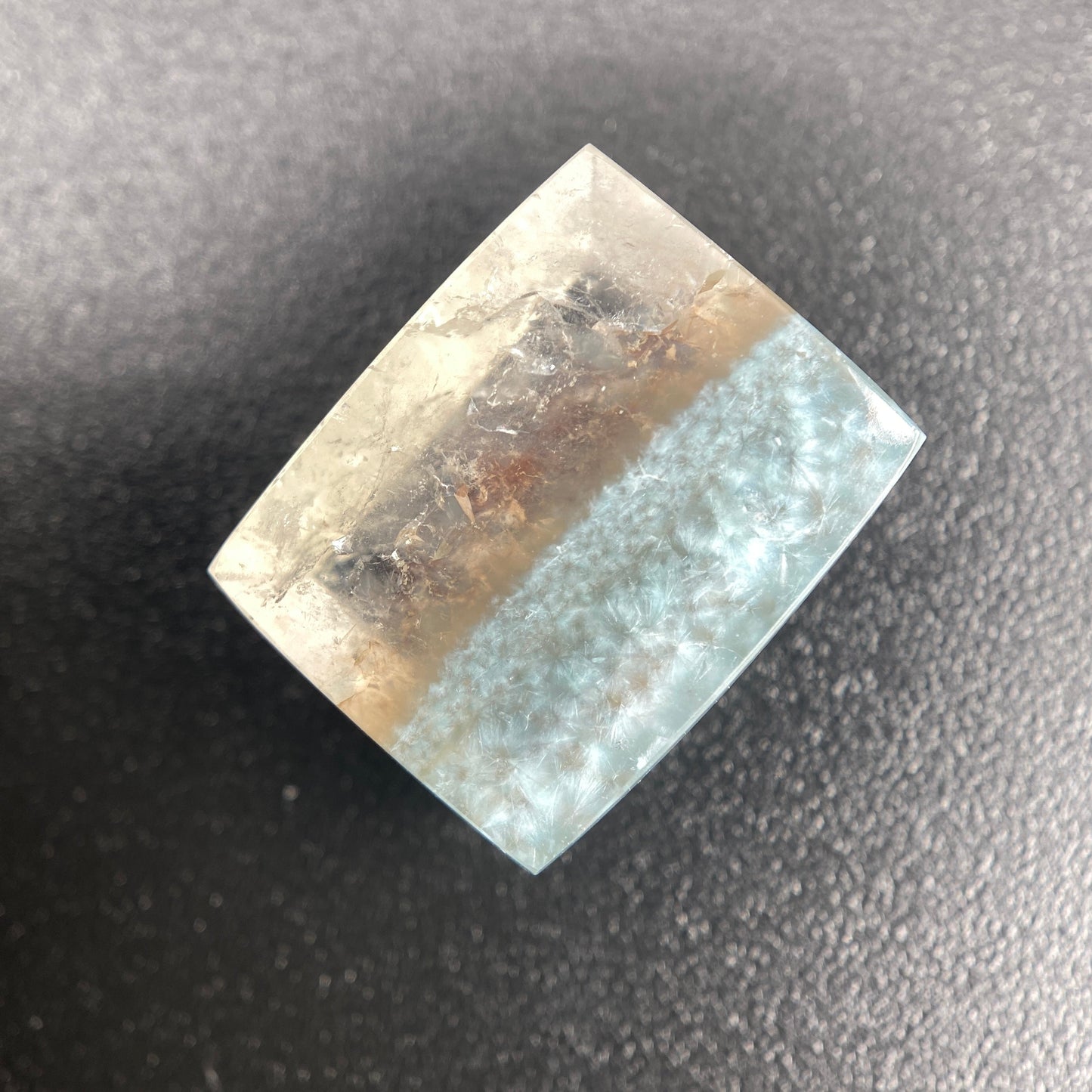 5.70 ct. Rare Gilalite in Quartz Cabochon (Medusa Quartz)