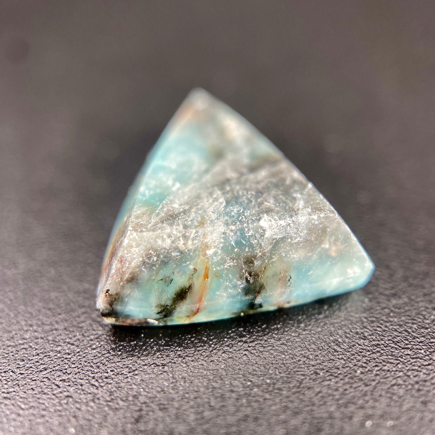 6.35 ct. Rare Gilalite in Quartz Cabochon (Medusa Quartz)