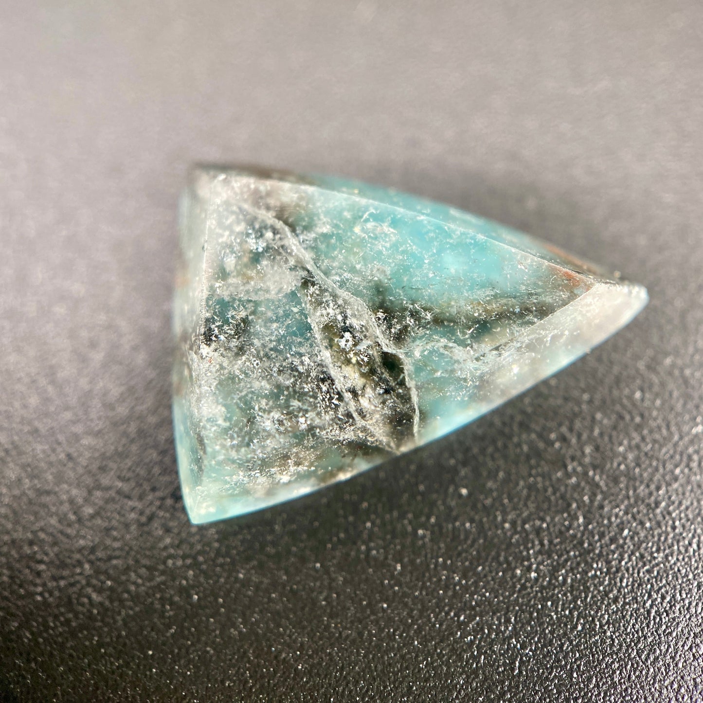 6.35 ct. Rare Gilalite in Quartz Cabochon (Medusa Quartz)