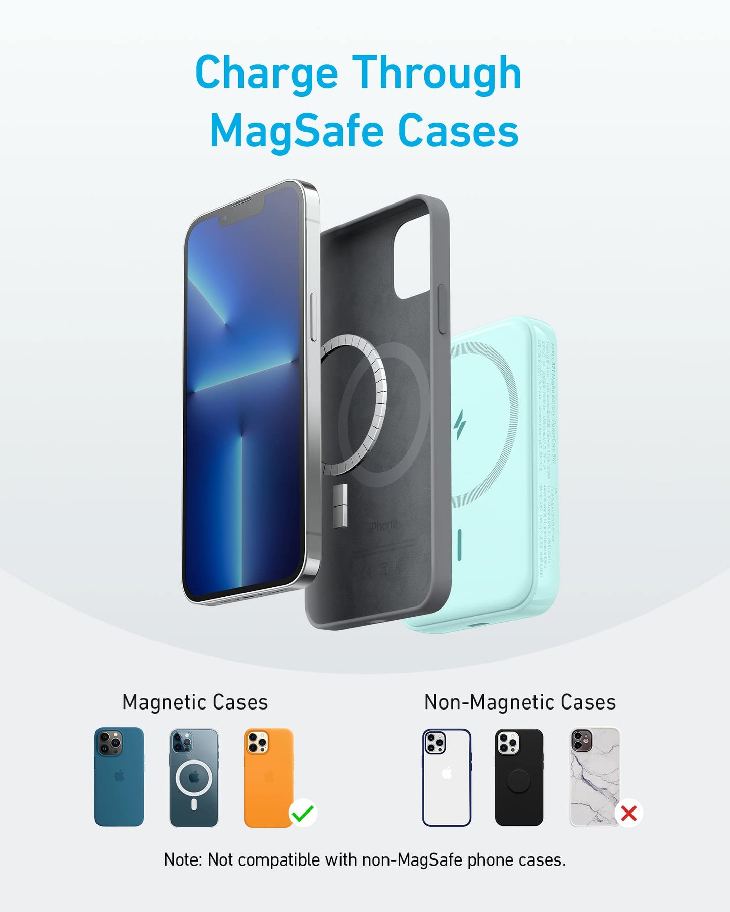 Anker <b>321</b> MagGo Battery (PowerCore Magnetic 5K)