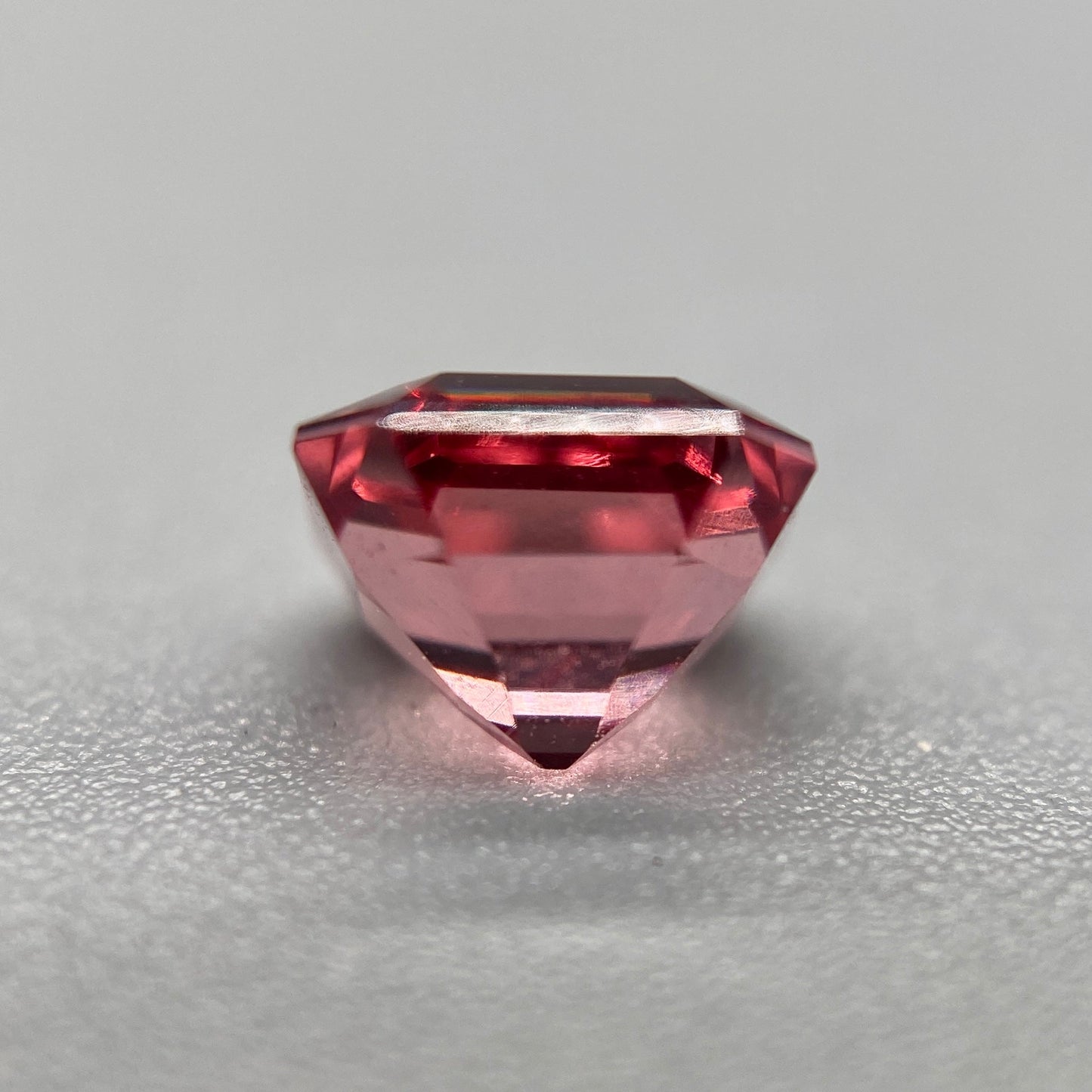 Burmese Spinel Gemstone | 1.05ct Asscher | Medium-Deep Rose