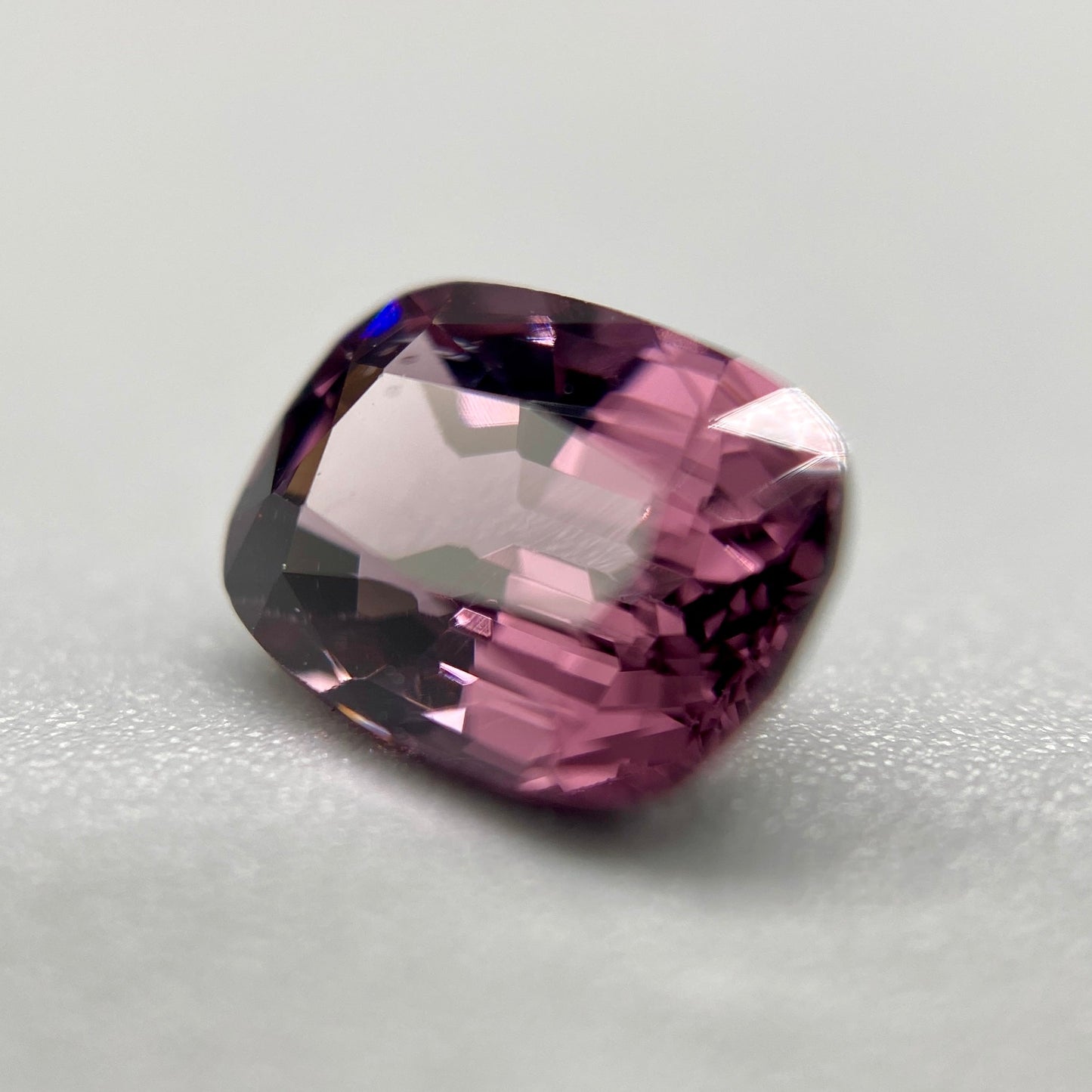 Burmese Spinel Gemstone | 1.55ct Elongated Cushion | Violet Rose