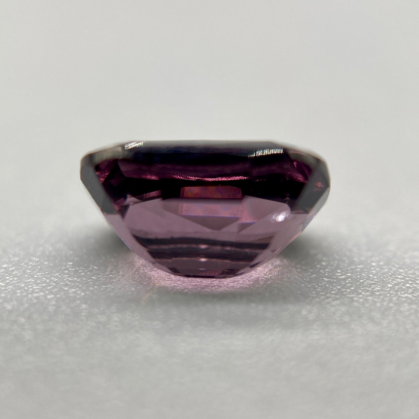 Burmese Spinel Gemstone | 1.55ct Elongated Cushion | Violet Rose