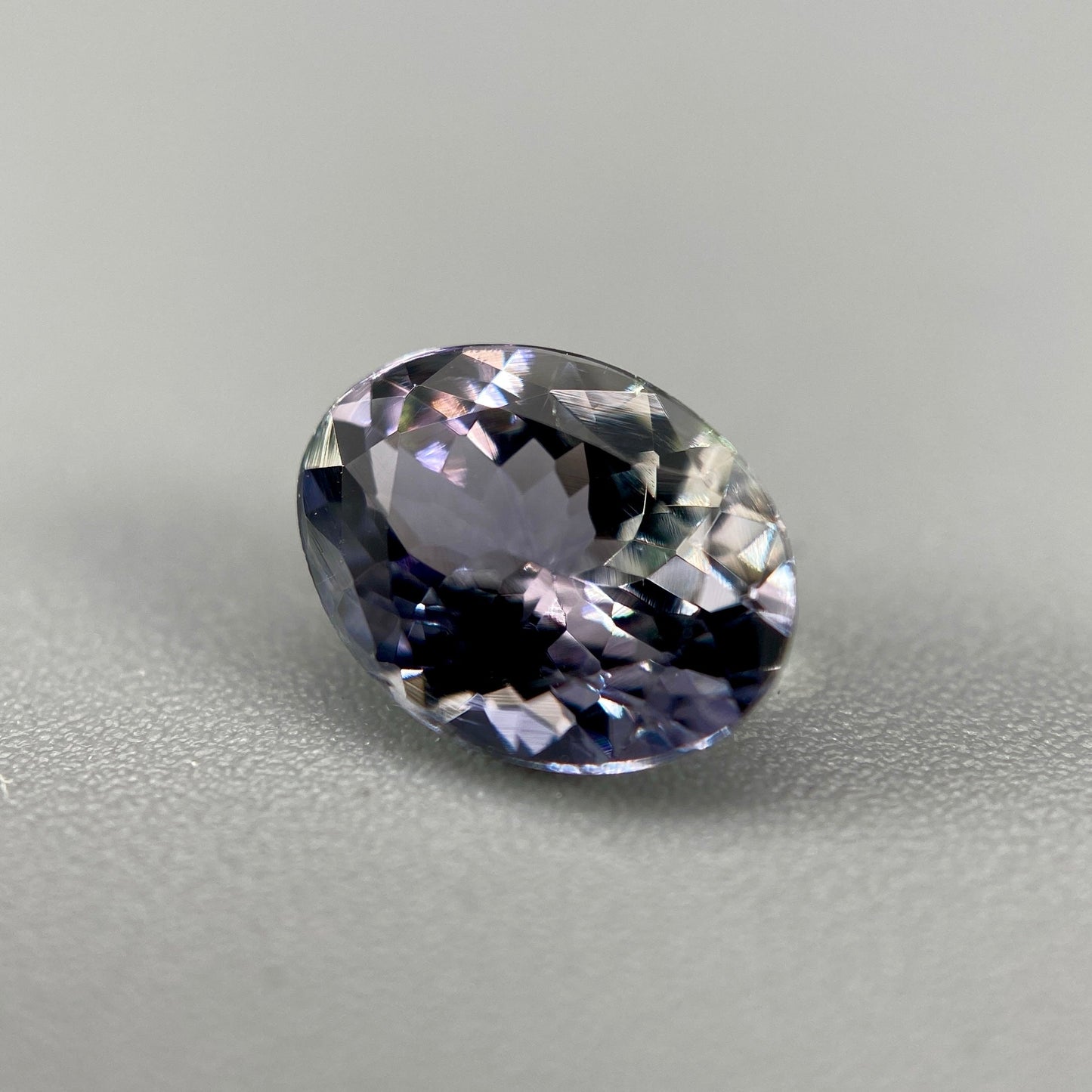 1.21 ct. Unheated Peacock Tanzanite Oval