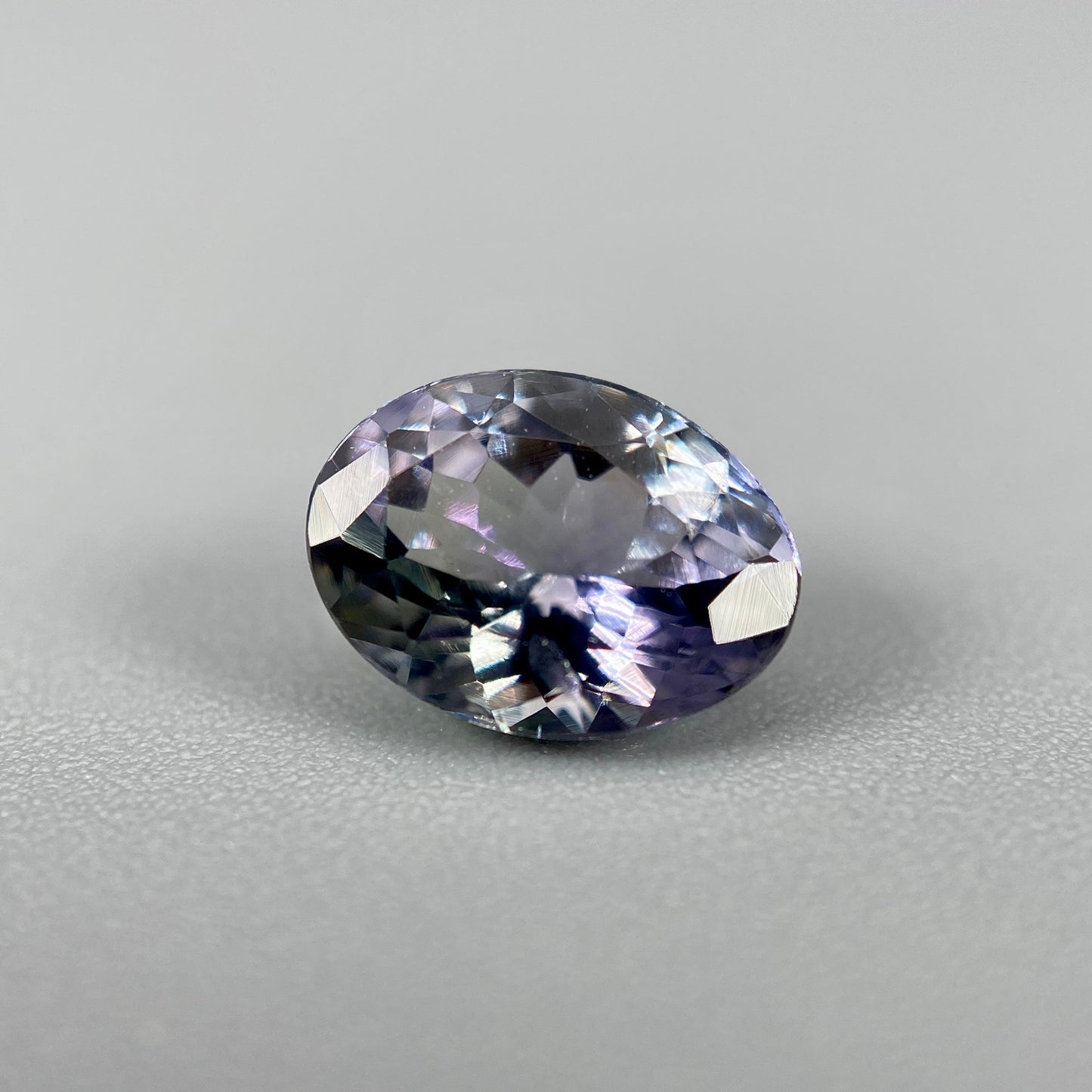 1.21 ct. Unheated Peacock Tanzanite Oval