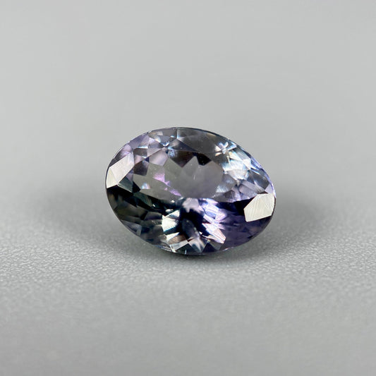 1.21 ct. Unheated Peacock Tanzanite Oval