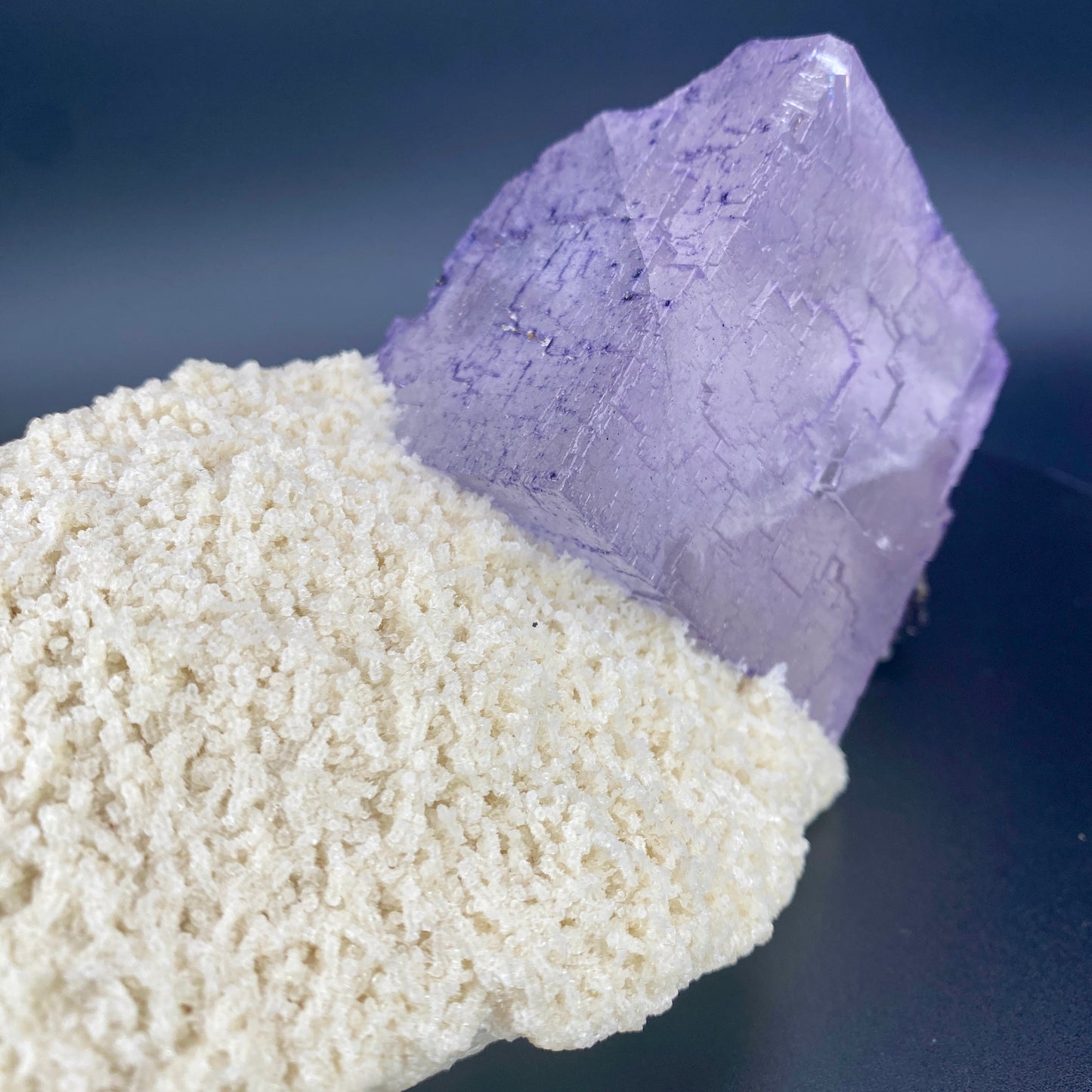 4.3 lb. Elmwood Mine Fluorite on Barite with Sphalerite