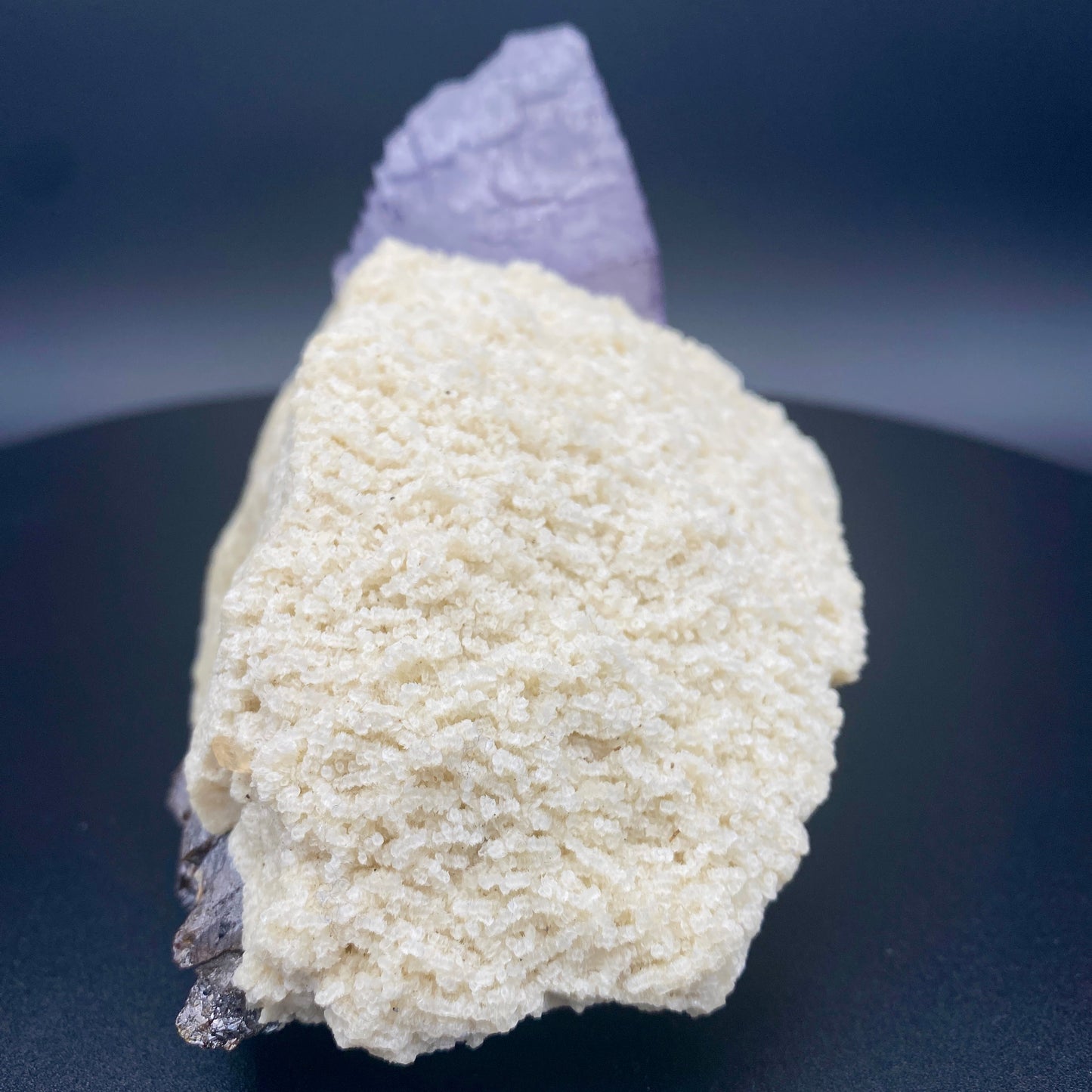 4.3 lb. Elmwood Mine Fluorite on Barite with Sphalerite