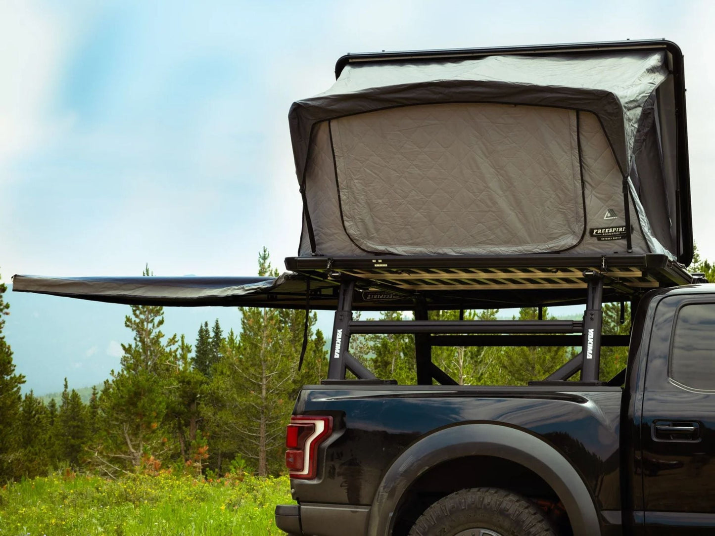 goFSR Odyssey Series 55" Rooftop Tent: 2-3 Person